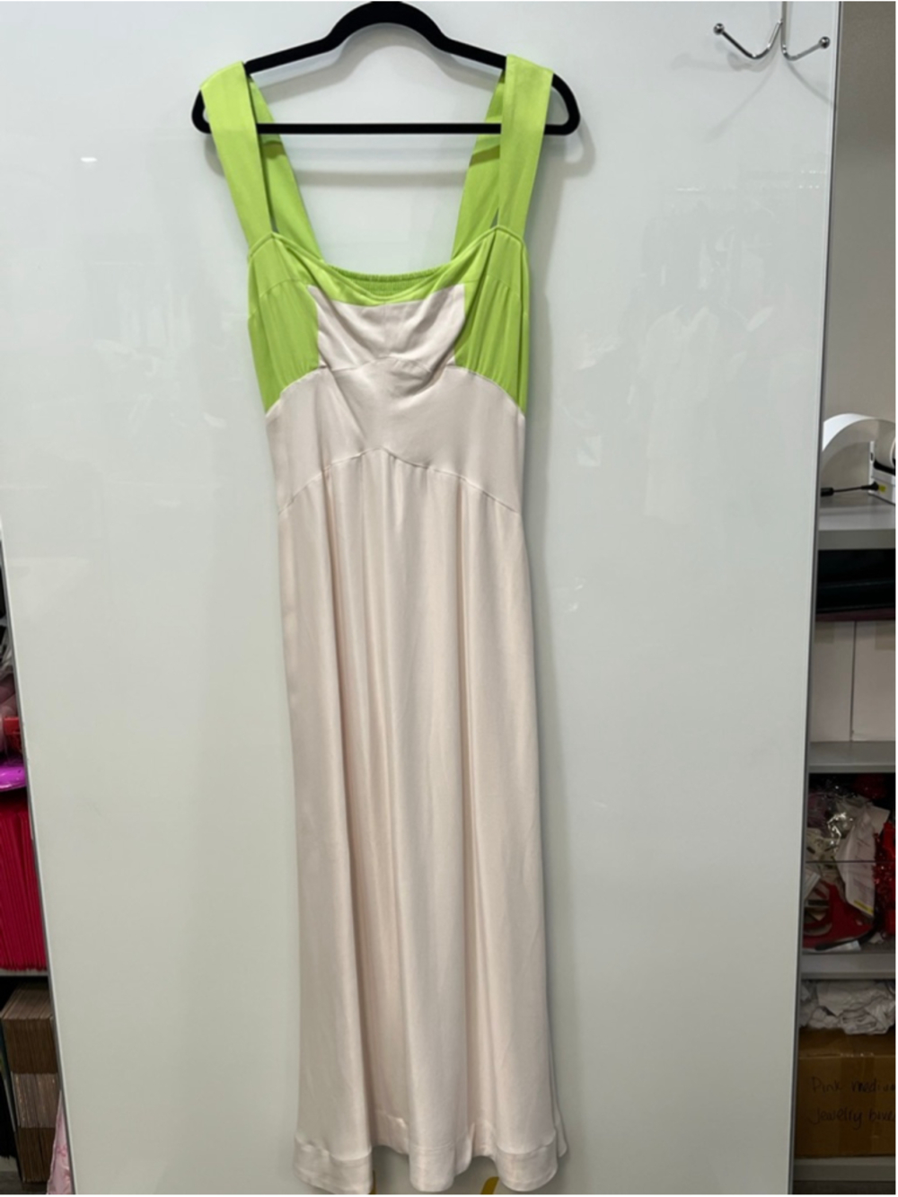 Anthropologie Maeve Sleeveless Slip Midi Dress With 2 Tone Design|Small|EUC| - Picture 3 of 5